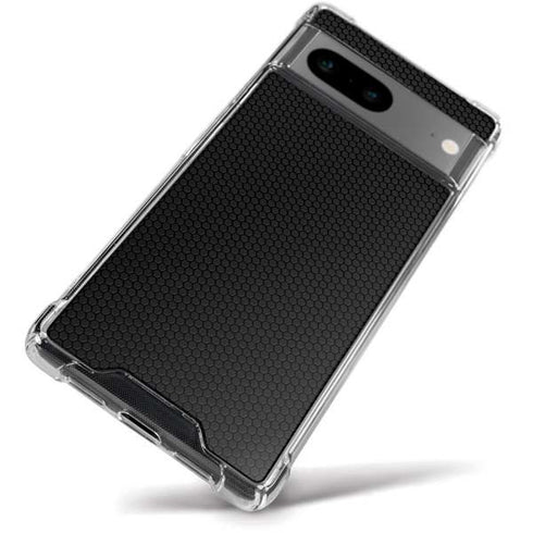Specialty Vinyl Black Hex Texture Google Pixel 8a Clear Case